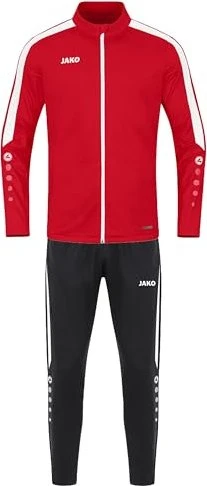 Jako Polyester Power Trainingsanzug rot