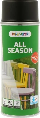 Dupli-Color All Season Kunstharzlack-Spray RAL 9005 tiefschwarz, 400ml