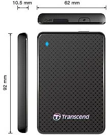 Transcend ESD400 Portable SSD, 512GB, USB-A 3.0
