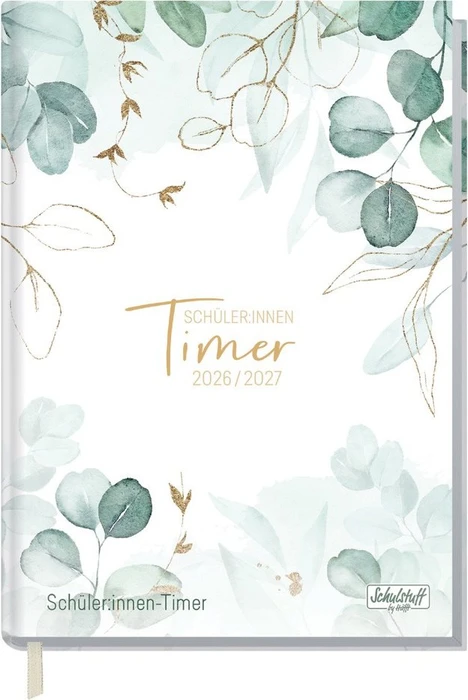 Häfft Wochenkalender Schulstuff Schüler:innen-Timer 2026/2027, A5, Hardcover, 63 Blatt (11133-8)