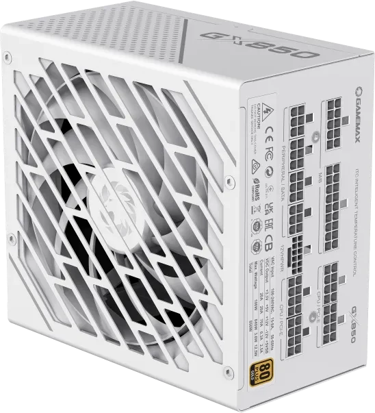 GameMax GX-850 Pro weiß 850W, ATX 3.0