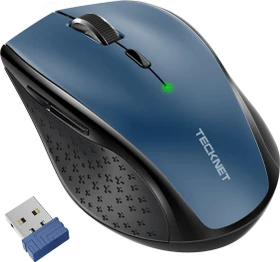 TeckNet Classic 2.4G Wireless, blau, USB (M002-Blue)