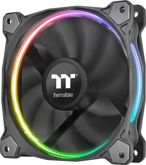 Thermaltake Riing 12 LED RGB TT Premium Edition, LED-Steuerung, Lüftersteuerung, 120mm, 3er-Pack