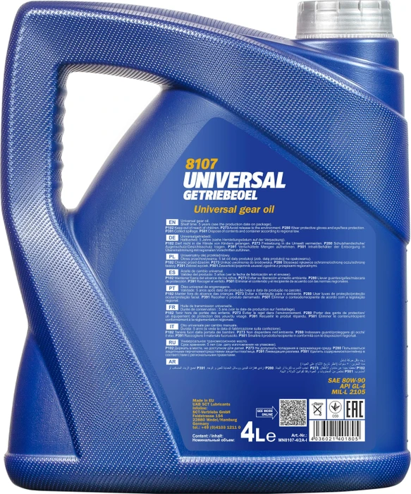 Mannol Universal Getriebeöl 80W-90 4l