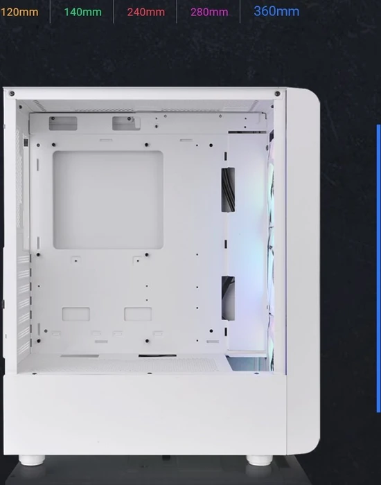 Thermaltake S200 TG Snow, weiß, Glasfenster