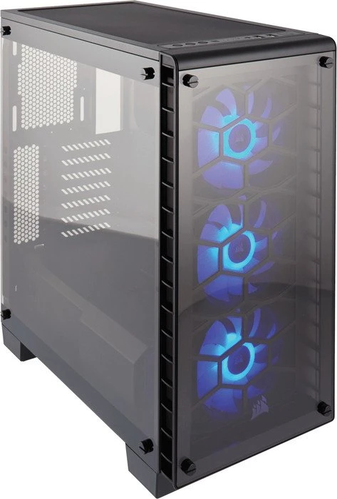 Corsair Crystal Series 460X RGB schwarz, Glasfenster