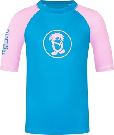 Trollkids Kvalvika Funktionsshirt kurzarm dynamic blue (Junior)