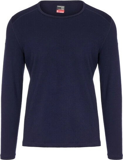 Icebreaker 260 Tech Crewe Funktionsshirt langarm midnight navy (Herren)