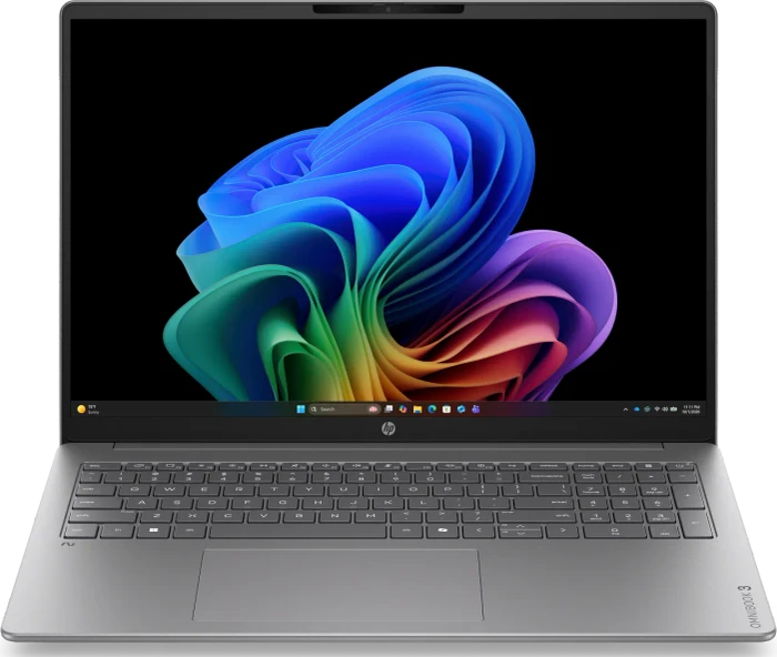 HP OmniBook 5 16-bz0351ngx, Darker Nouvelle Silver, Snapdragon X - X1-26-100, 16GB RAM, 512GB SSD, DE