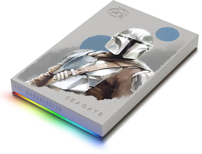 Seagate FireCuda Gaming HDD - The Mandalorian Special Edition, 2TB, +Rescue, USB 3.0 Micro-B