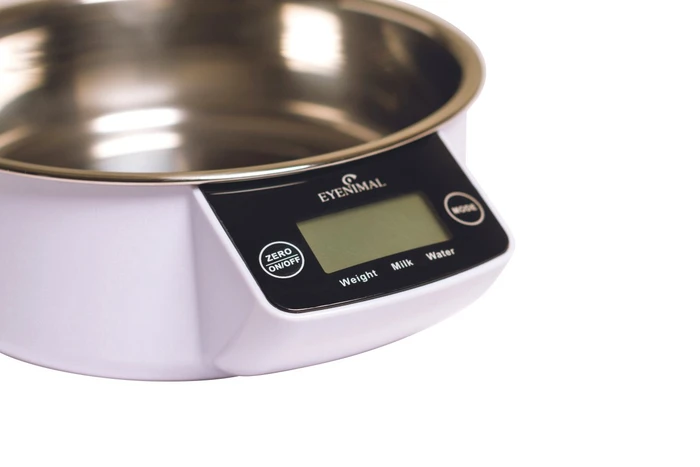 Kerbl Intelligent Pet Bowl mit integrierter Waage, 1l, weiß