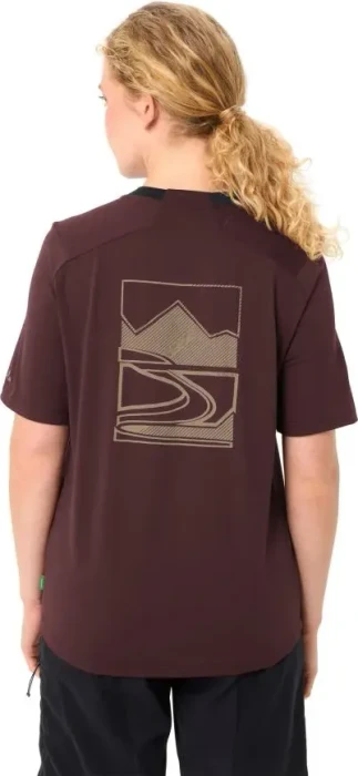 Vaude Loamer Mountainbike Funktionsshirt kurzarm dark oak (Damen)