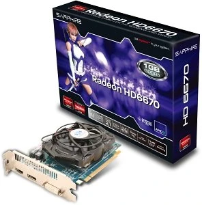 Sapphire Radeon HD 6670 AMD-Design, 1GB GDDR5, DVI, HDMI, DP, lite retail