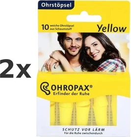 Ohropax Yellow Ohrstöpsel, 10 Stück