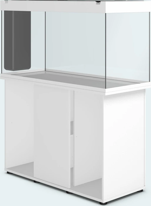 Juwel Rio 350 LED Aquarium-Set mit Unterschrank, weiß/weiß, 350l