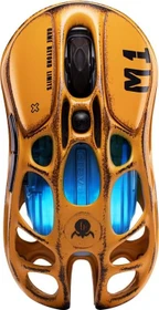 GravaStar Mercury M1 Pro Wireless Gaming Mouse, Battle Worn Edition Yellow, USB/Bluetooth