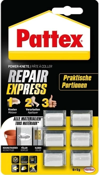 Pattex PRX15 Repair Express Power-Knete, 30g (6x 5g)
