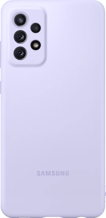 Samsung Silicone Cover für Galaxy A72 violett