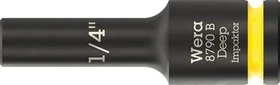 Wera 8790 B Impaktor Deep Außensechskant Steckschlüssel 3/8" zöllig, 1/4"x63mm