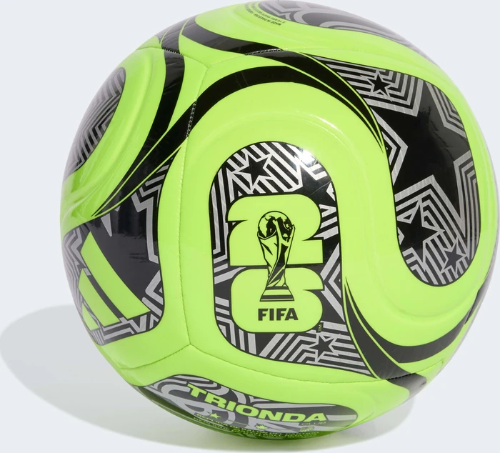 adidas Trionda FIFA WM 2026 Club Fußball lucid lemon/black/silver metallic
