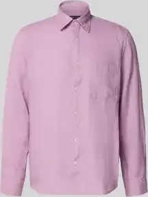 Marc O'Polo Regular Leinen Hemd langarm scattered orchid (Herren)