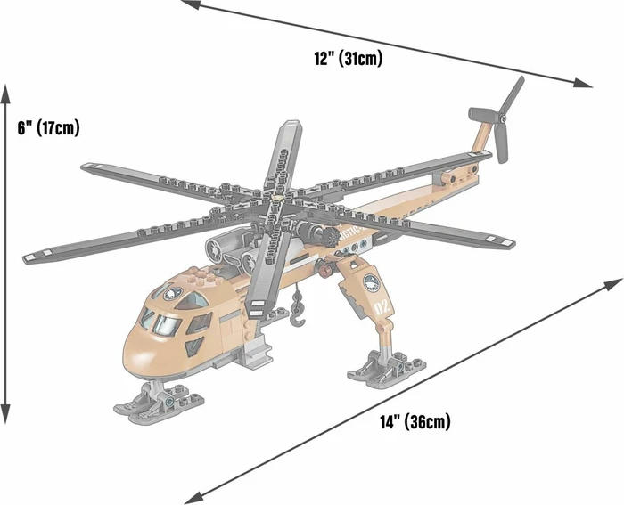 LEGO City Arktis - Arktis-Helikopter mit Hundeschlitten