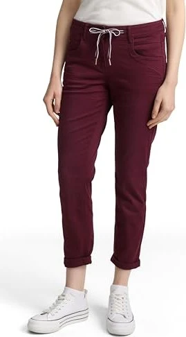 Tom Tailor Tapered Relaxed Hose bordeaux red (Damen)