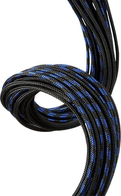 Phanteks Verlängerungskabel Kit für Netzteile, S-Muster schwarz/blau, 500mm
