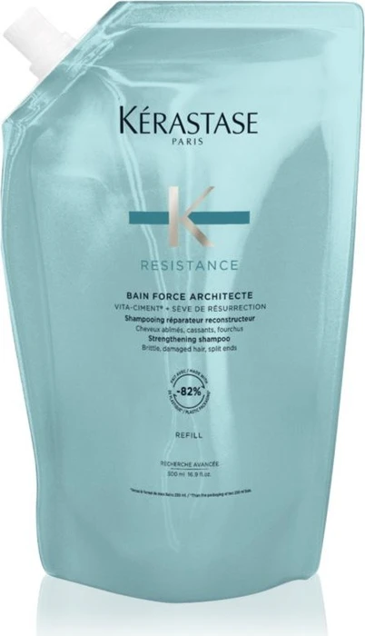 Kérastase Resistance Bain Force Architecte Shampoo Refill, 500ml