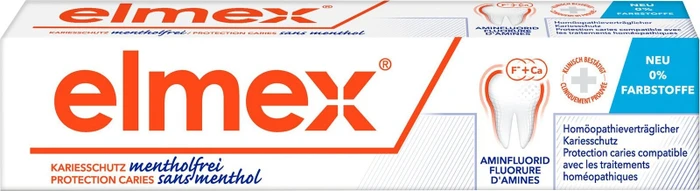 Elmex mentholfreie Zahnpasta, 75 ml