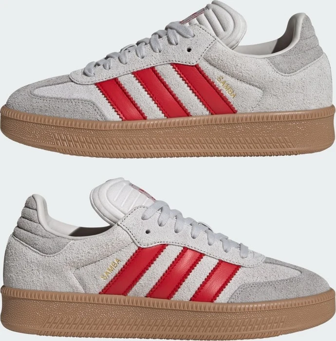 adidas Samba XLG grey one/better scarlet/gum