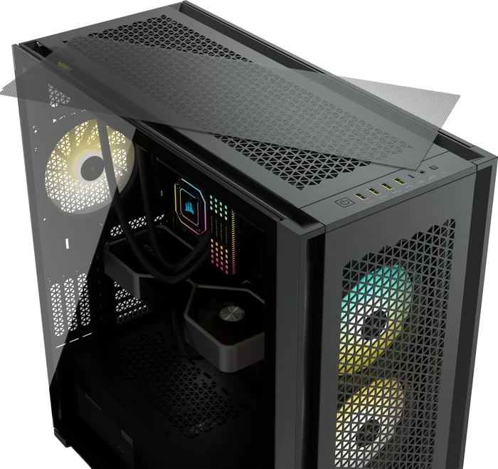 Corsair 7000D Airflow, schwarz, Glasfenster