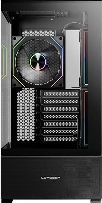 LC-Power Gaming 812B Onyx Vision, schwarz, Glasfenster