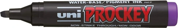 Uni-Ball uni-Prockey PM-126/8 Universalmarker Keilspitze sortiert, 8er-Set, Etui – Bild 6