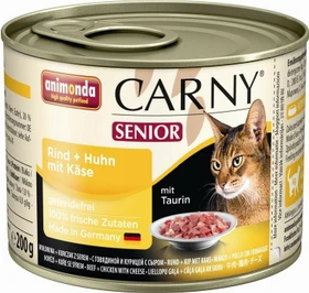 animonda Carny Senior Rind + Huhn mit Käse, 1.20kg (6x 200g)