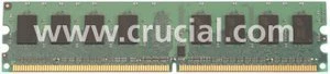 Crucial UDIMM 4GB, DDR2-667, CL5