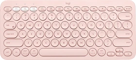 Logitech K380 Multi-Device Keyboard, Rose, Bluetooth, DE (920-009583)