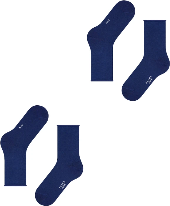 Falke Happy Socken royal blue, 2 Paare (Damen)