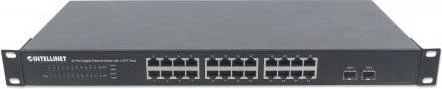 Intellinet Rackmount Gigabit Switch, 24x RJ-45, 2x SFP