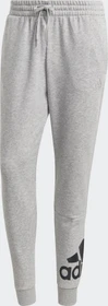 adidas Essentials French Terry Tapered Cuff Logo Trainingshose lang medium grey heather/black (Herren)