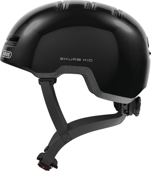 ABUS Skurb Kinderhelm shiny black