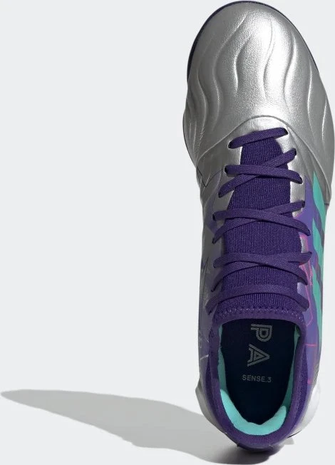 adidas Copa Sense.3 TF silver metallic/mint rush/team colleg purple (Herren)