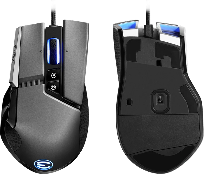 EVGA X17 Gaming Maus grau, USB