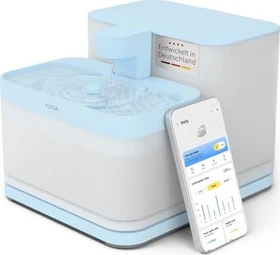 Klyqa Smart-Trinkbrunnen, 3.5ml, weiß/blau