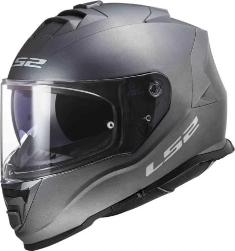 LS2 FF800 Storm II Solid Titanium matt