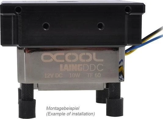 Alphacool Laing DDC metal bottom - silber vernickelt