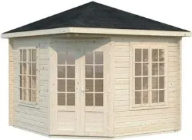 Palmako Melanie 6.9m² Gartenhaus transparent tauchgrundiert