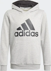 adidas Essentials Hoodie medium grey heather/black (Junior)