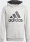 adidas Essentials Hoodie medium grey heather/black (Junior) Vorschaubild