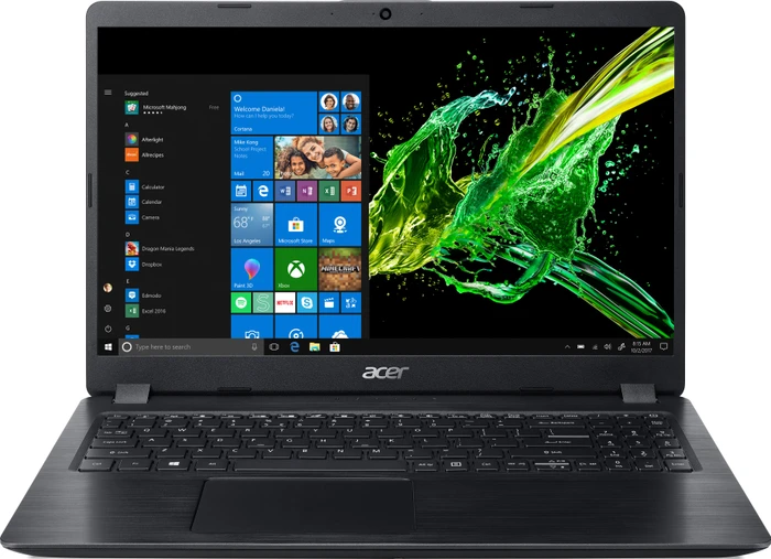 Acer Aspire 5 A515-52-785L, schwarz, Core i7-8565U, 8GB RAM, 256GB SSD, DE
